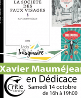 Mois de l'Imaginaire / Dédicace roman : Xavier Mauméjean