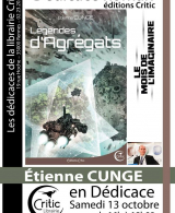 Dédicace roman - Éditions Critic : Étienne Cunge